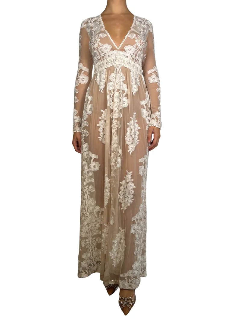FOR LOVE & LEMONS Vestido Bordado