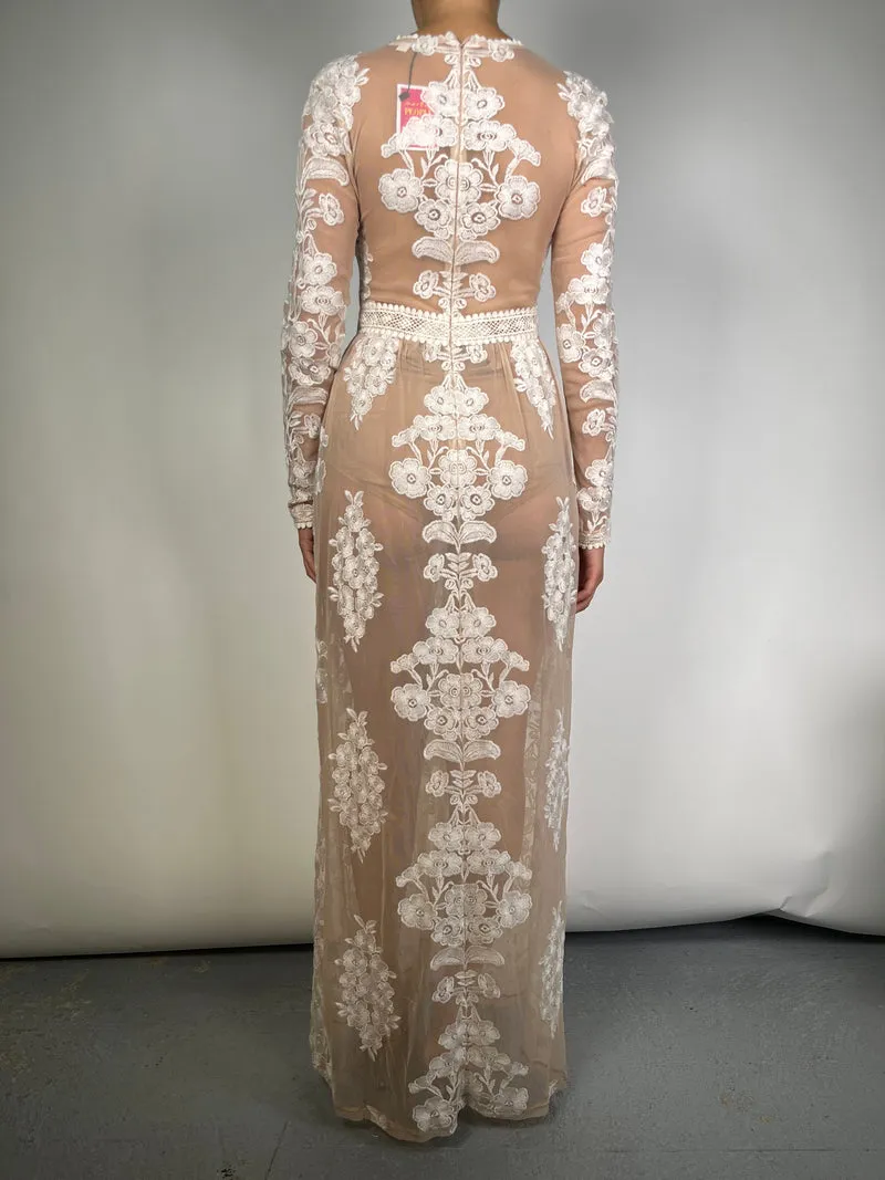 FOR LOVE & LEMONS Vestido Bordado