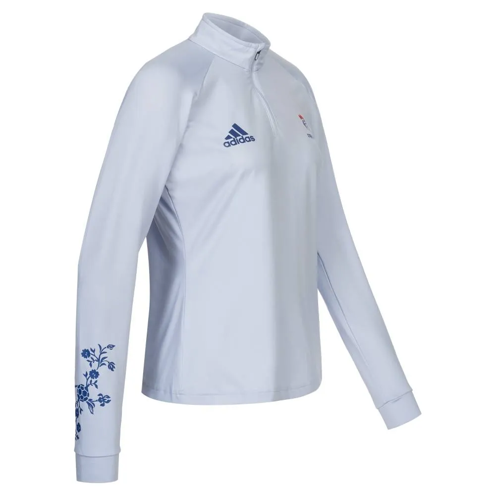 FRANCIA FFHB ADIDAS 1/4ZIP MUJER SUDADERA DE BALONMANO GK9735