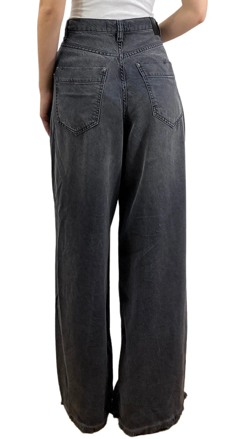 FREE PEOPLE Pantalón Denim Palazzo