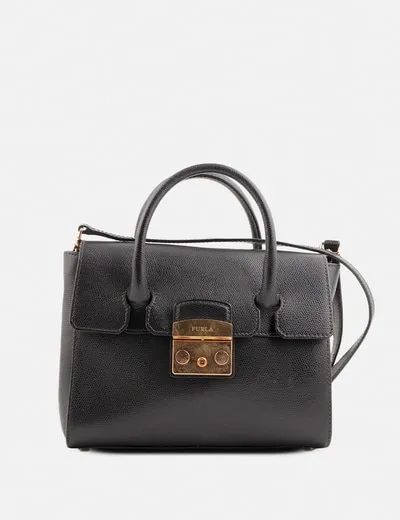Furla Bolso negro asas