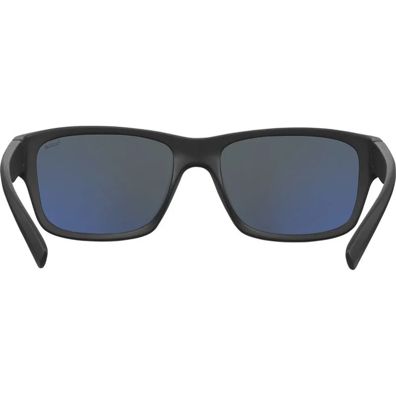 Gafas de sol flotantes Bollé Holman (Negro mate HD Polarizado Azul Offshore)