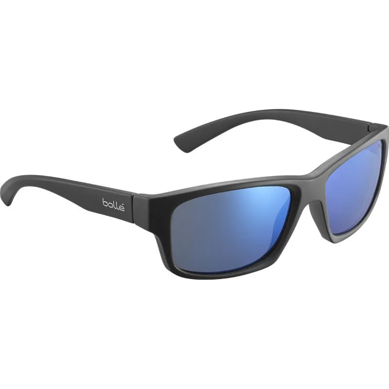 Gafas de sol flotantes Bollé Holman (Negro mate HD Polarizado Azul Offshore)