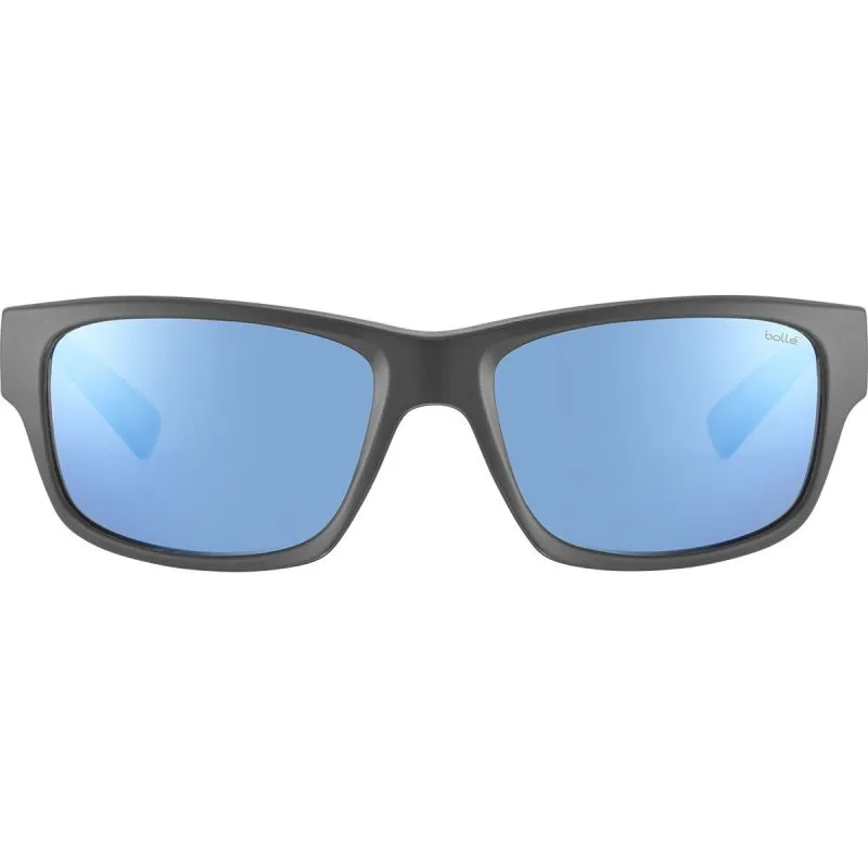 Gafas de sol flotantes Bollé Holman (Negro mate HD Polarizado Azul Offshore)