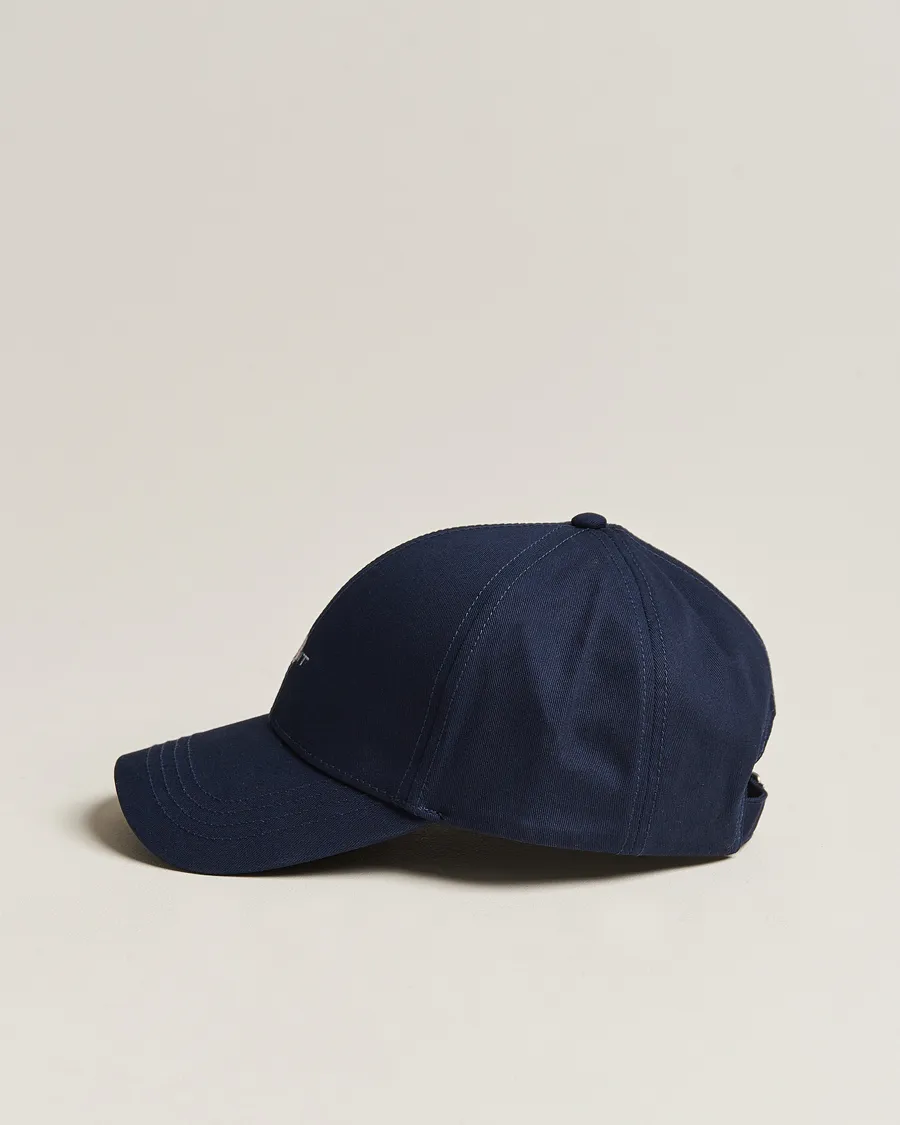 GANT High Cotton Twill Cap Marine