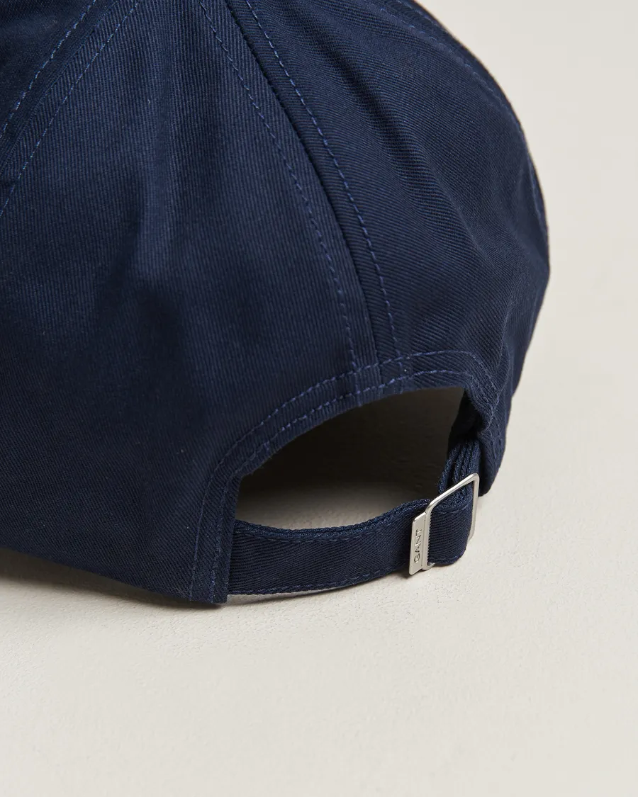 GANT High Cotton Twill Cap Marine