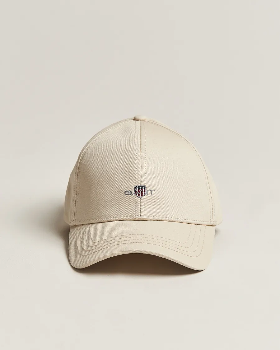 GANT High Cotton Twill Cap Putty