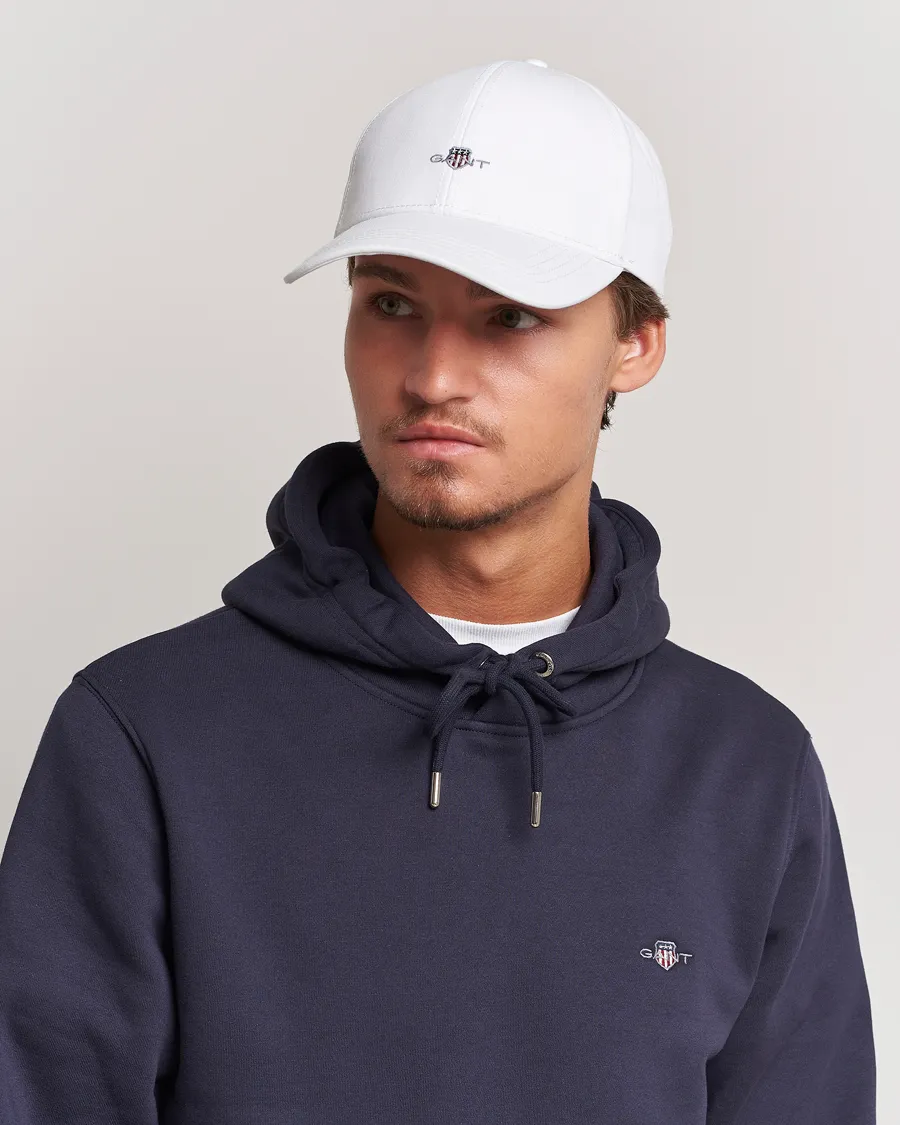 GANT High Cotton Twill Cap White