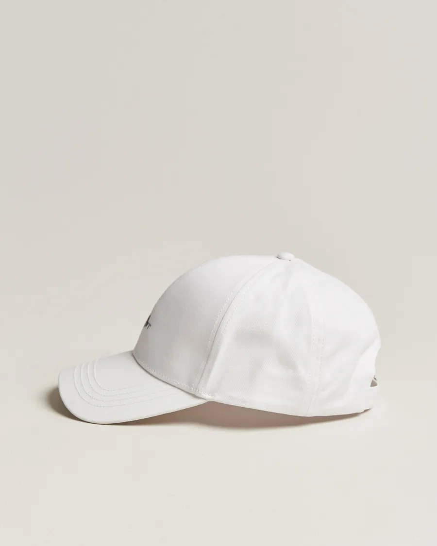 GANT High Cotton Twill Cap White