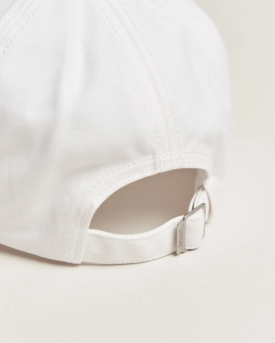 GANT High Cotton Twill Cap White