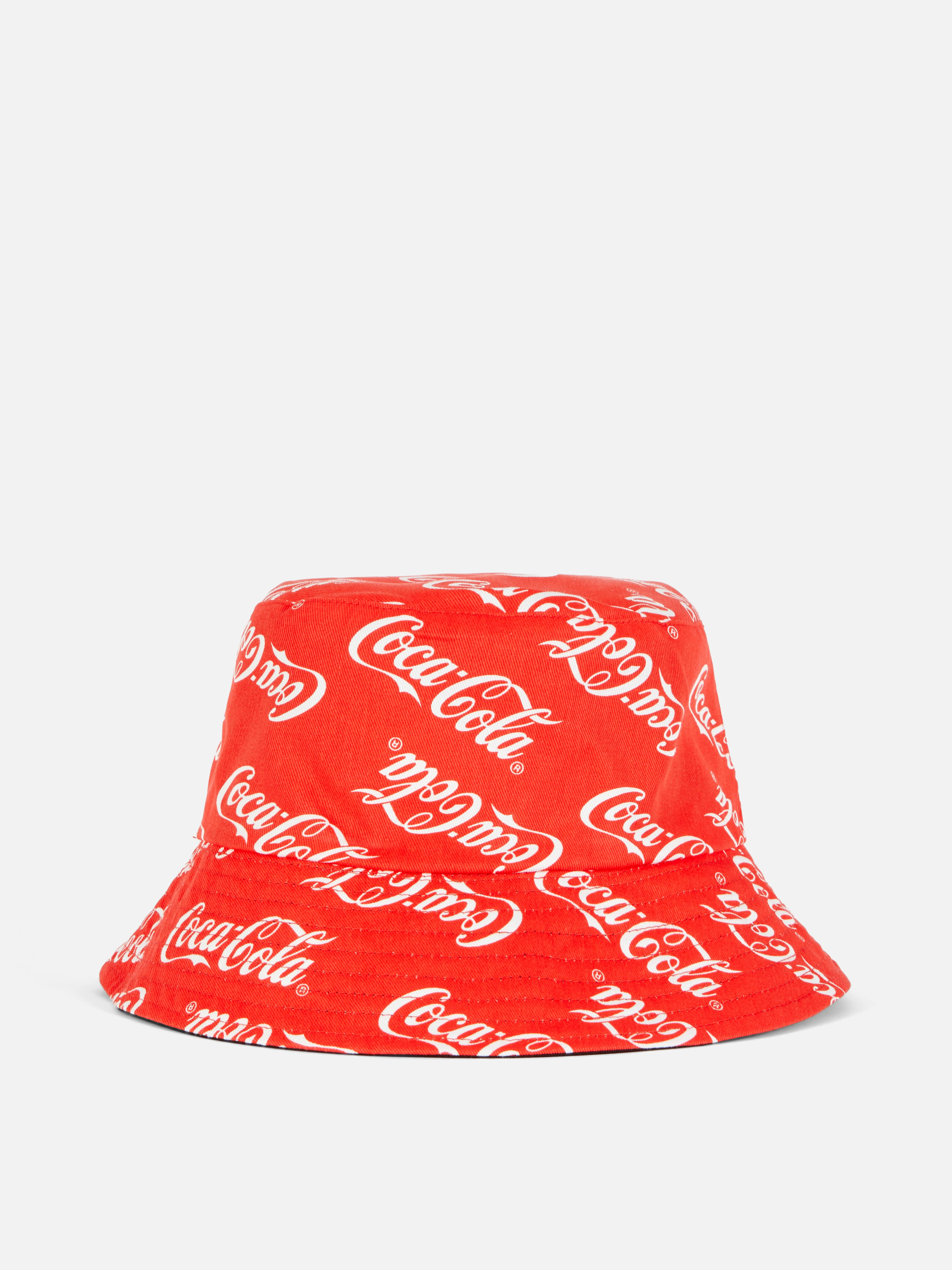GORRO DE PESCADOR REVERSIBLE DE COCACOLA