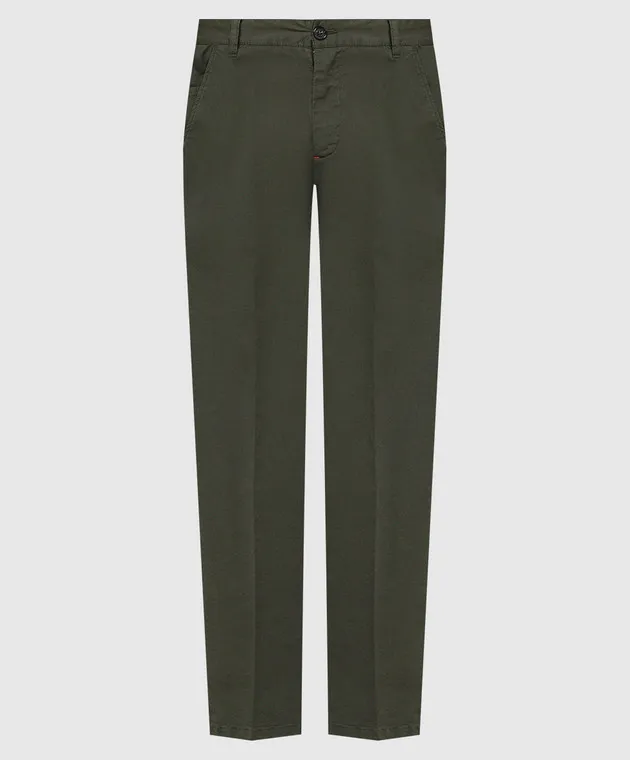 ISAIA Green chinos