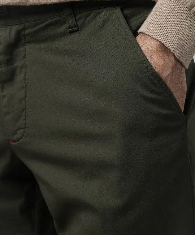 ISAIA Green chinos