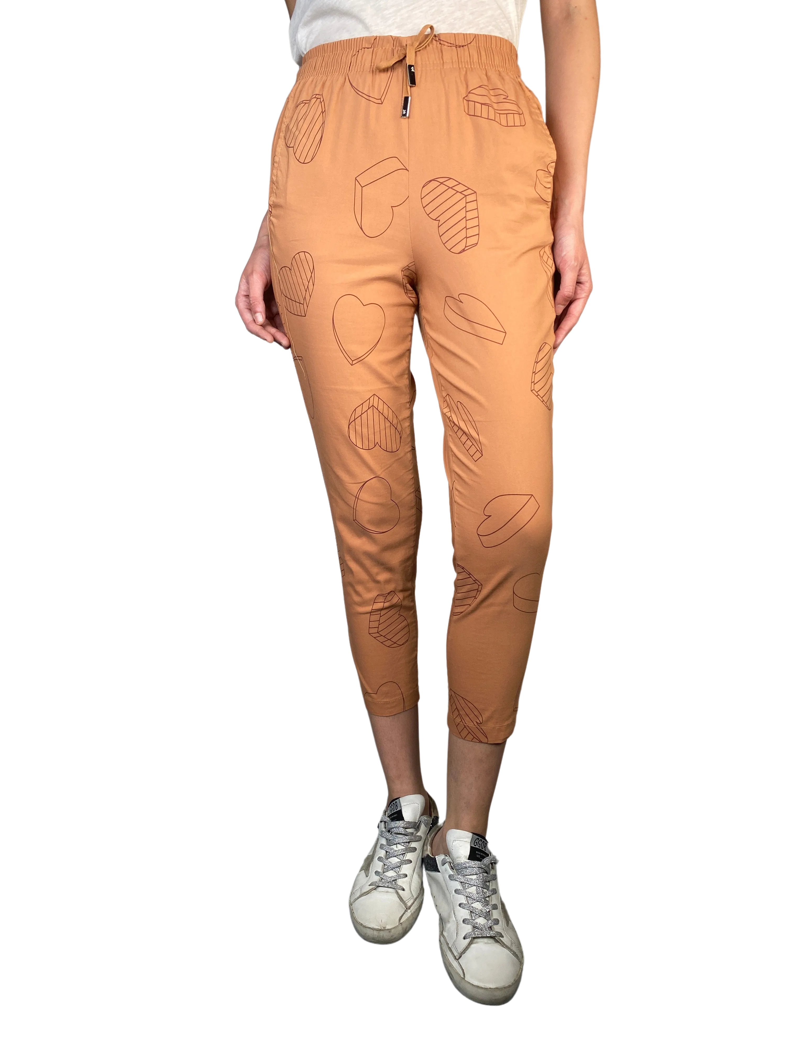 JAZMIN CHEBAR Pantalón Tela Corazones