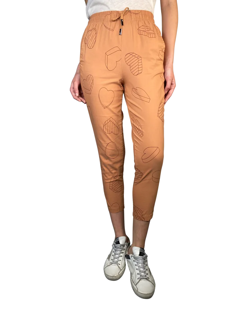 JAZMIN CHEBAR Pantalón Tela Corazones