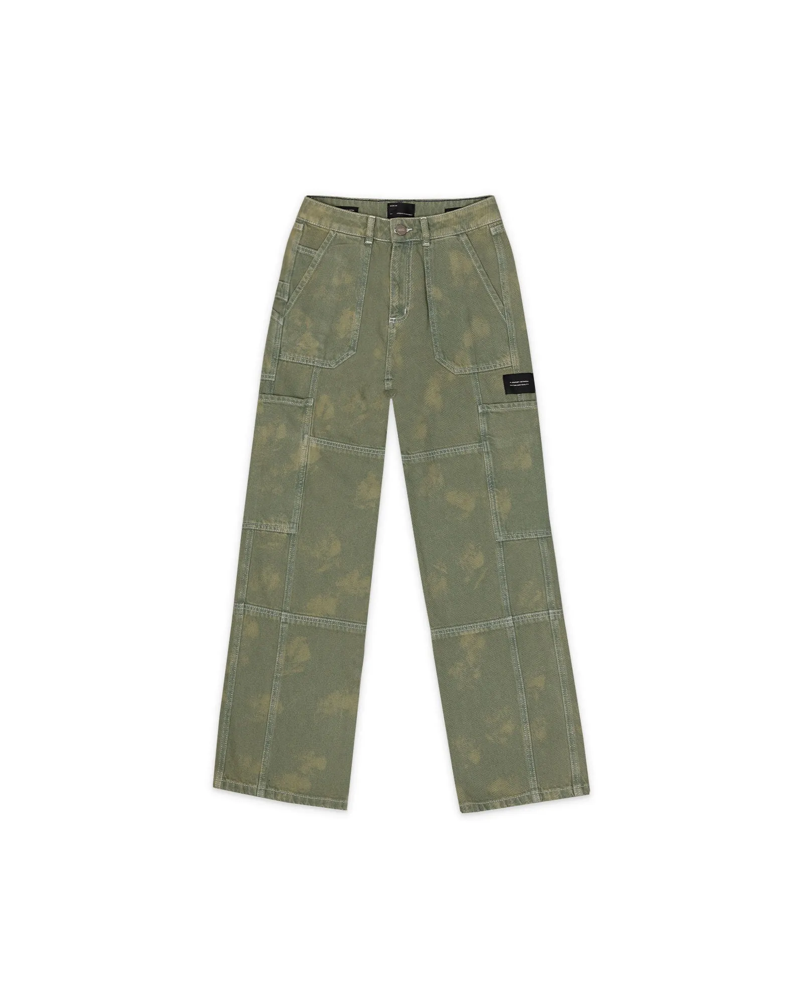JEAN CARPENTER SEAM WOMEN WEEDGREEN VERDE