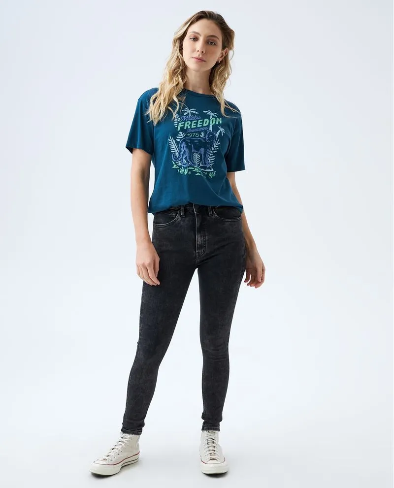 Jean Jegging tiro súper alto para mujer