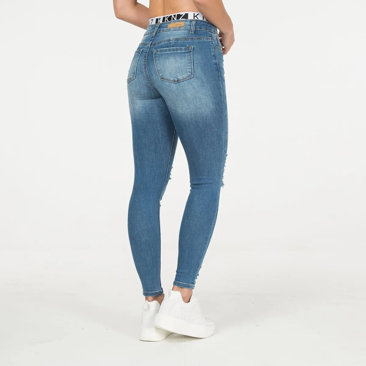 Jean Skinny Pretina Elastica Alix