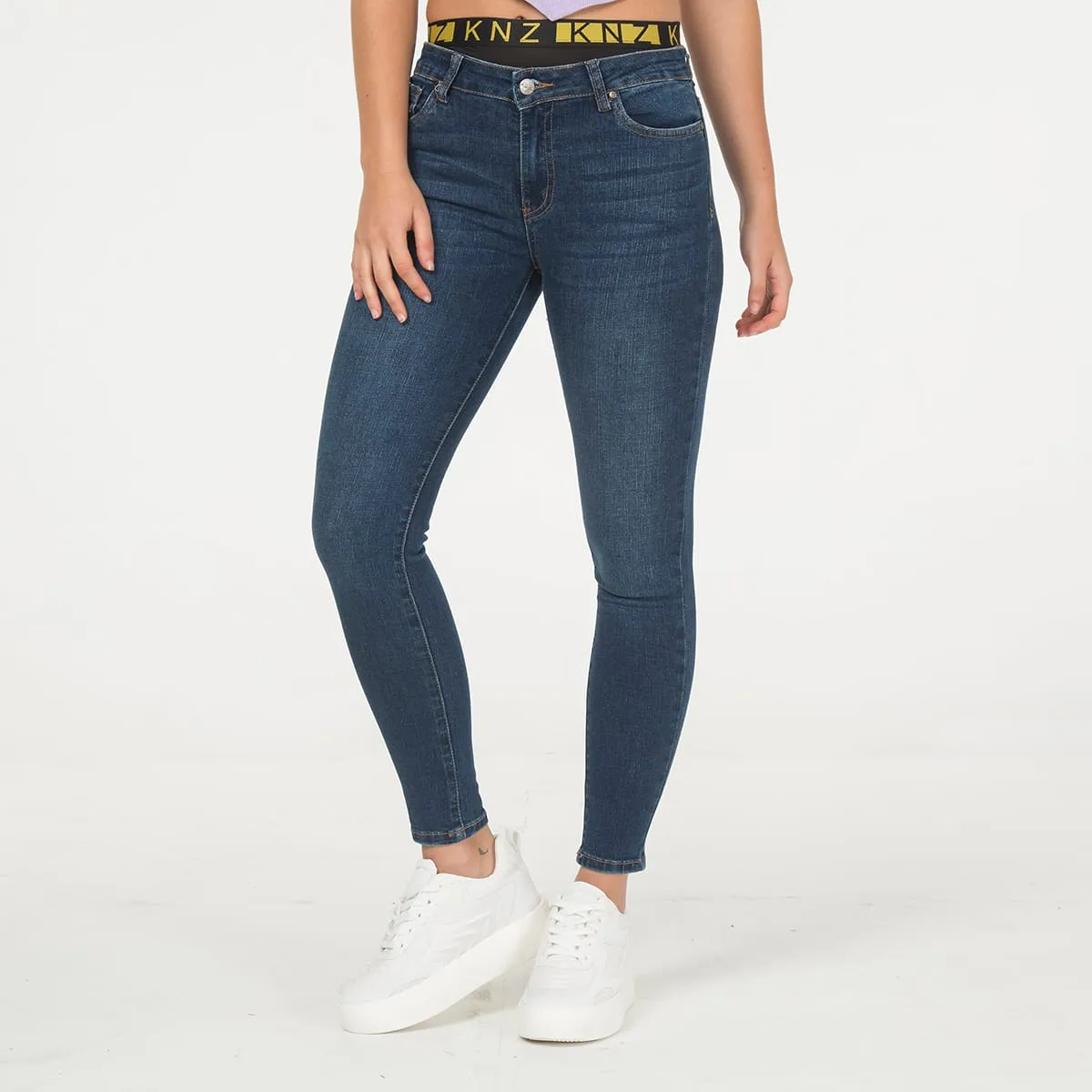 Jean Skinny Pretina Elastica Alix