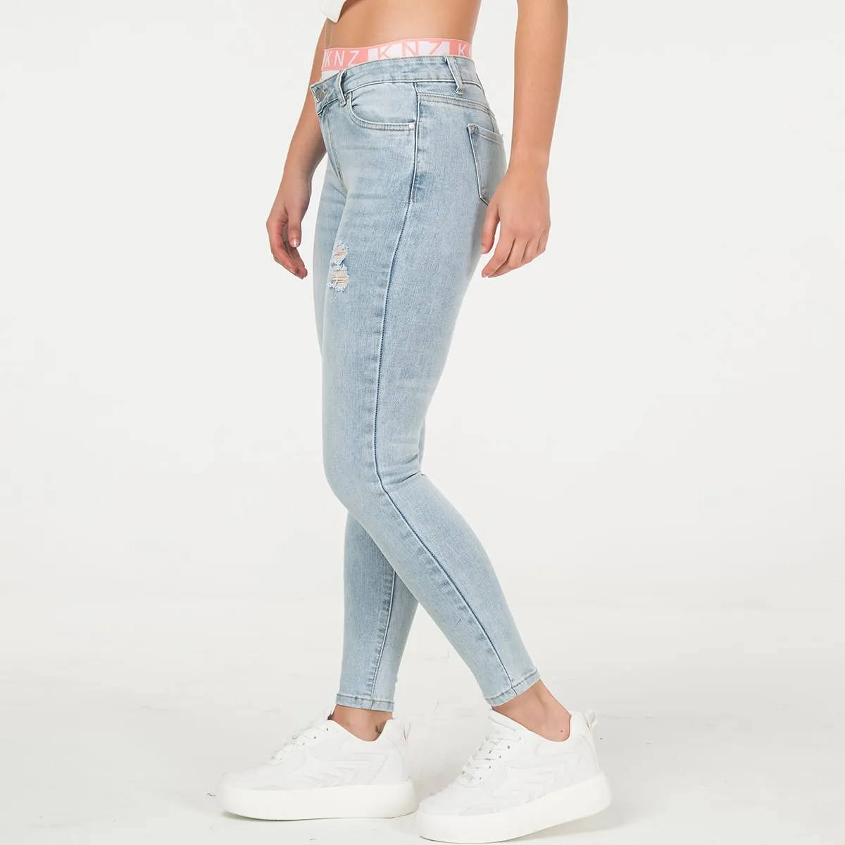 Jean Skinny Pretina Elastica Alix