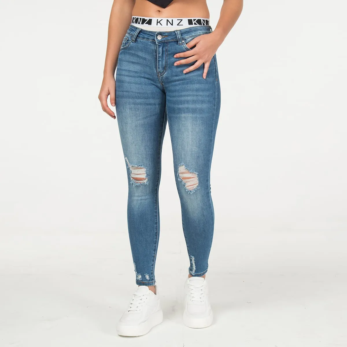 Jean Skinny Pretina Elastica Alix