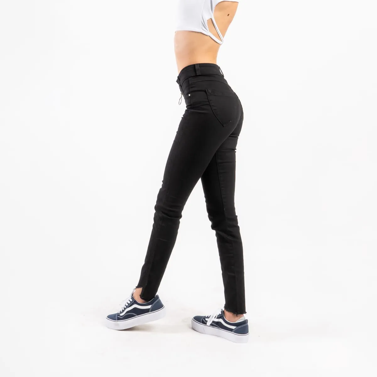 Jean Skinny Tiro Alto Now Pk Brahma