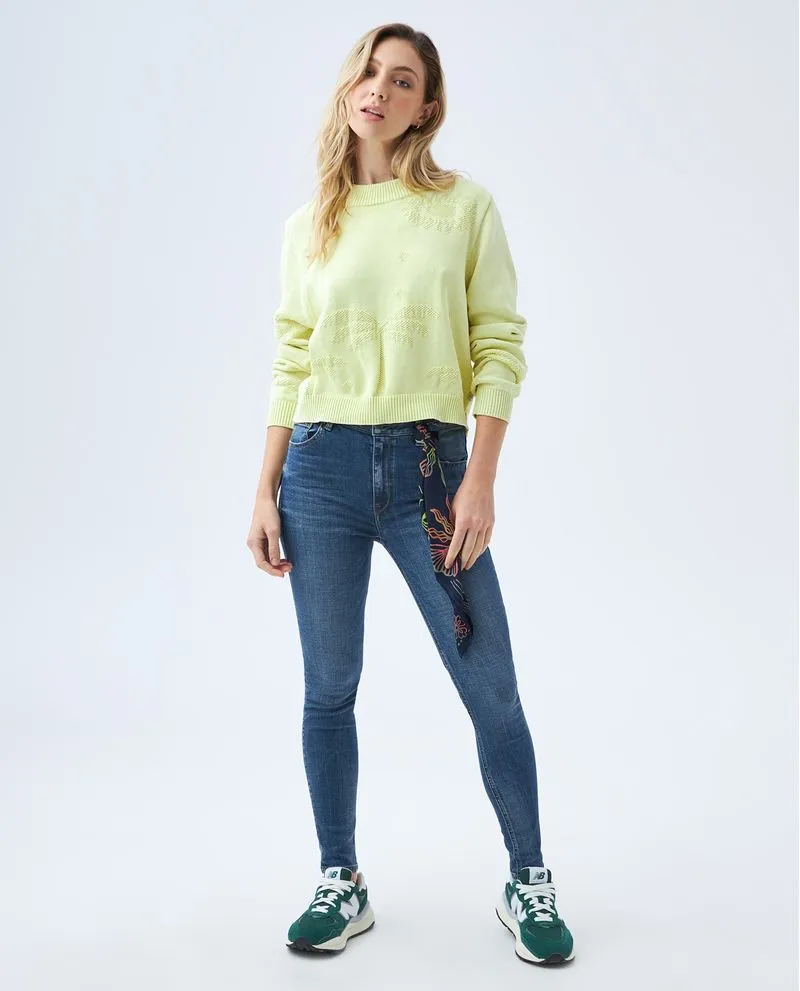 Jean Skinny tono medio para mujer
