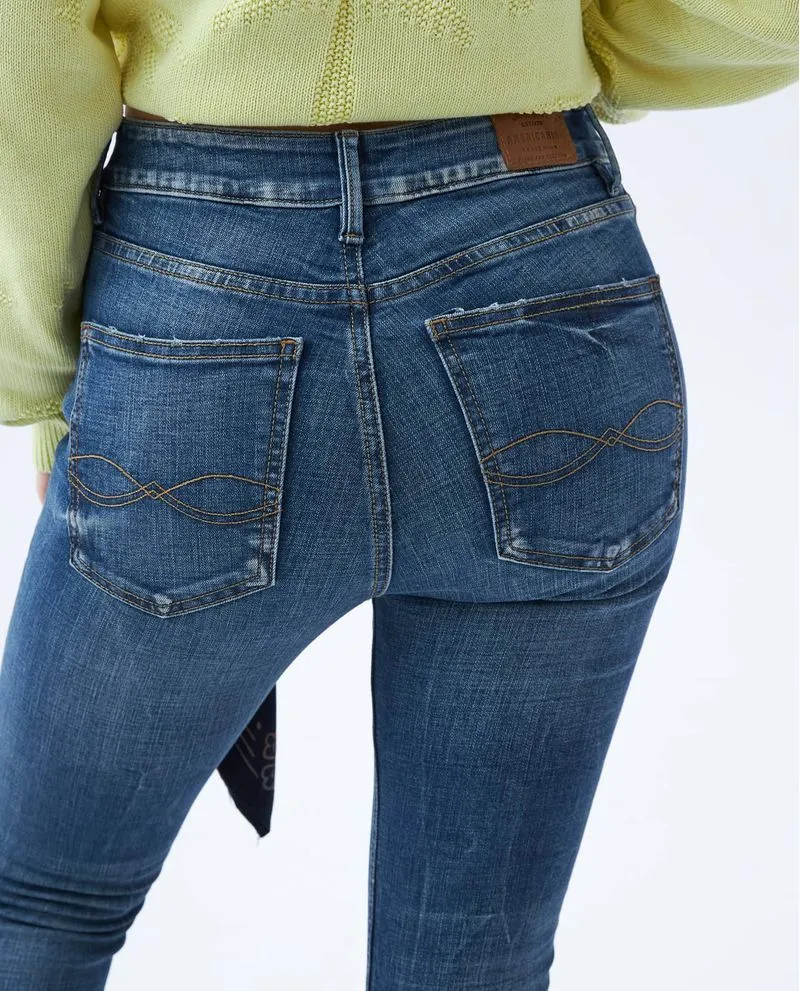 Jean Skinny tono medio para mujer