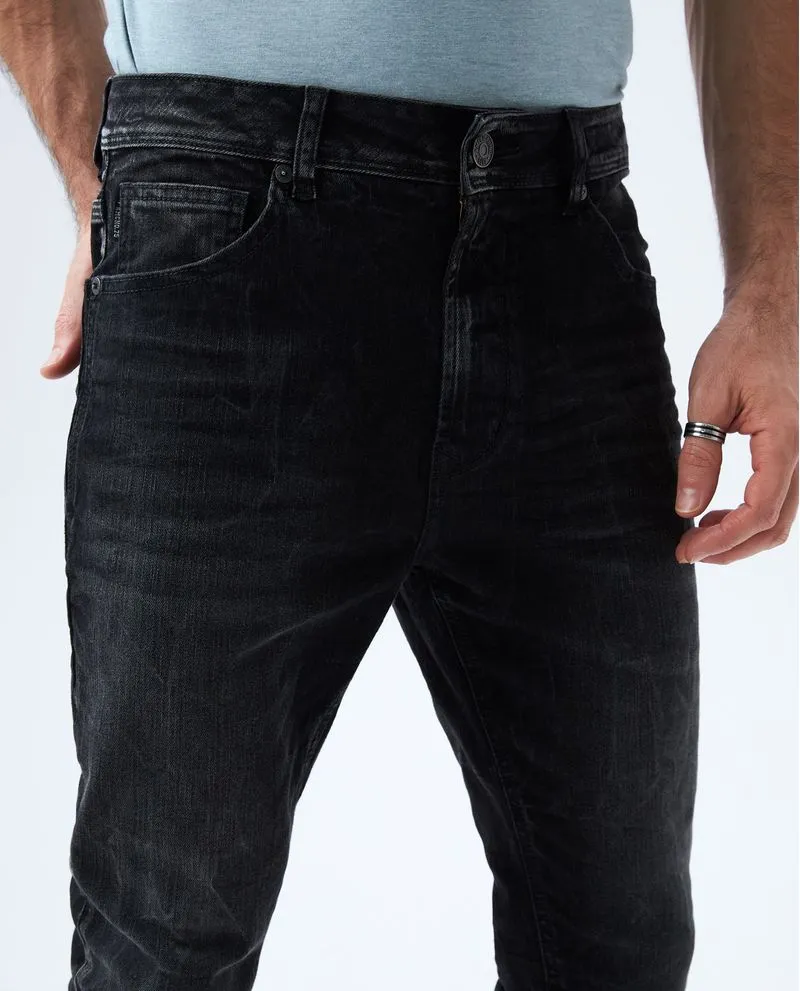 Jean Skinny ultra oscuro para hombre