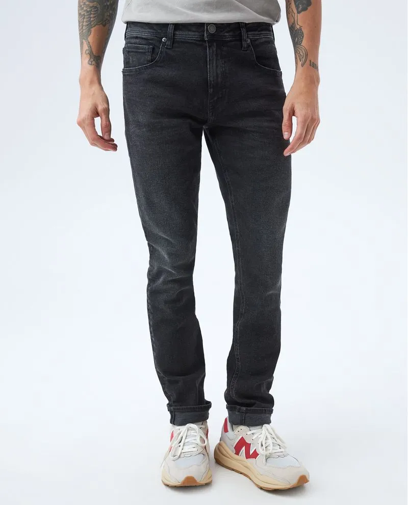 Jean Slim negro para hombre
