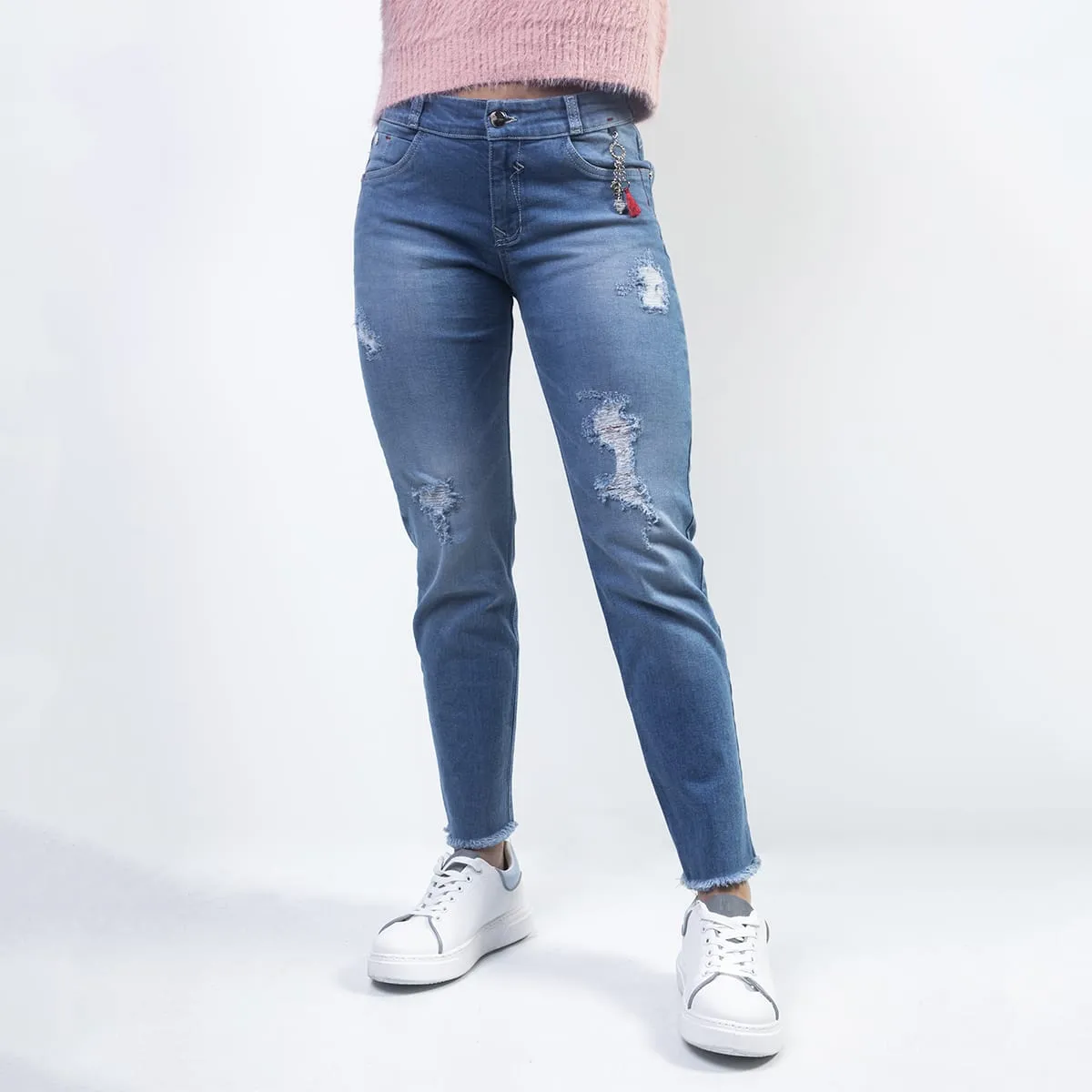 Jean Straight Tiro Bajo Comfy