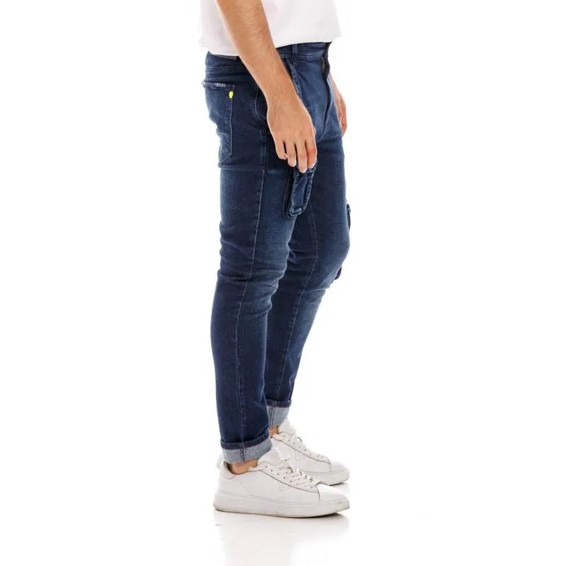 Jean Stretch Para Hombre Multipocket Girbaud