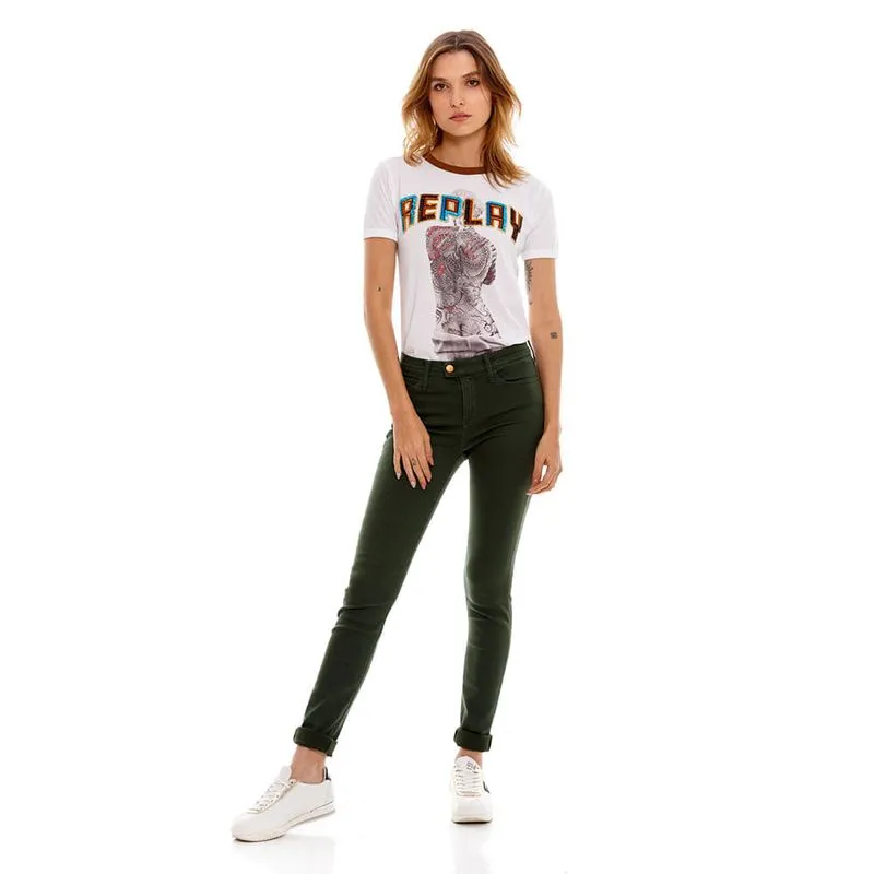 Jean Stretch Para Mujer Touch High Waist Skinny Replay 30683