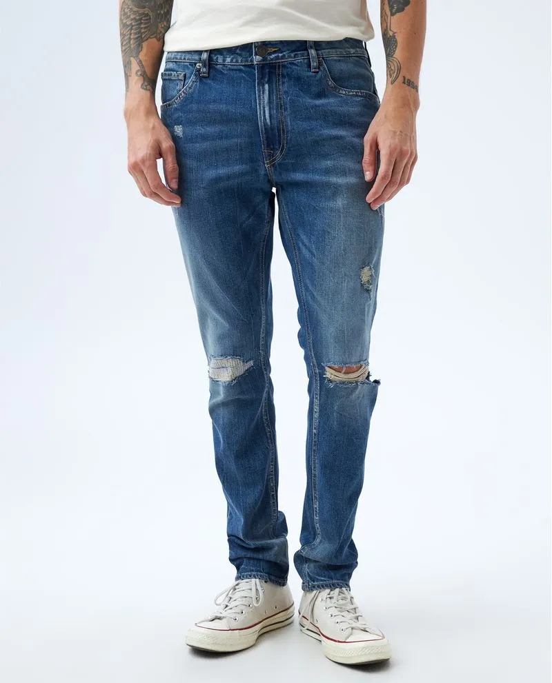 Jean Tapared con roto para hombre