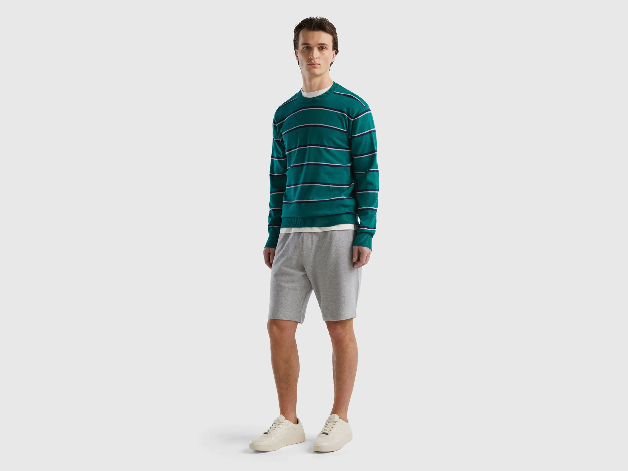 Jersey de rayas de 100 % algodón
