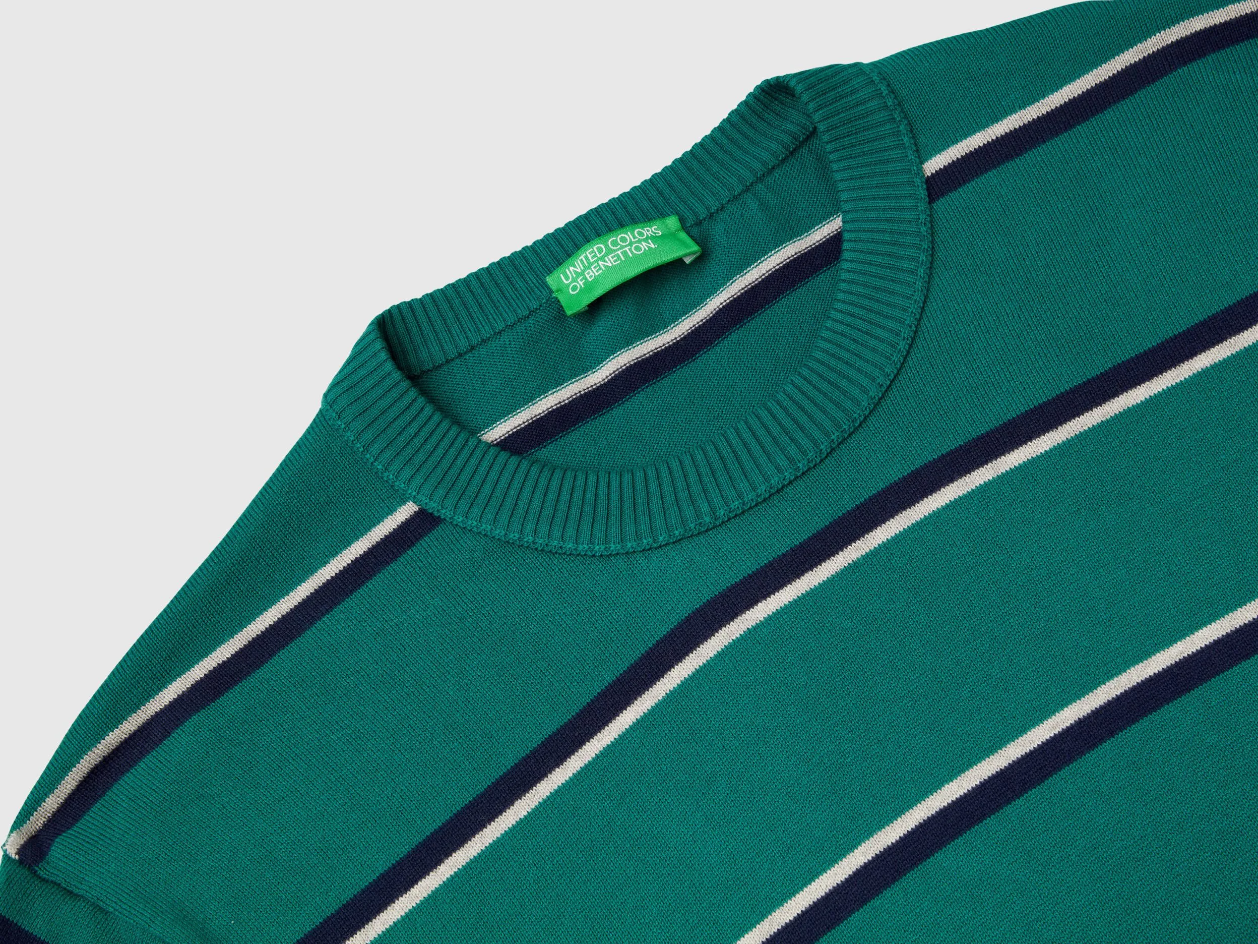 Jersey de rayas de 100 % algodón