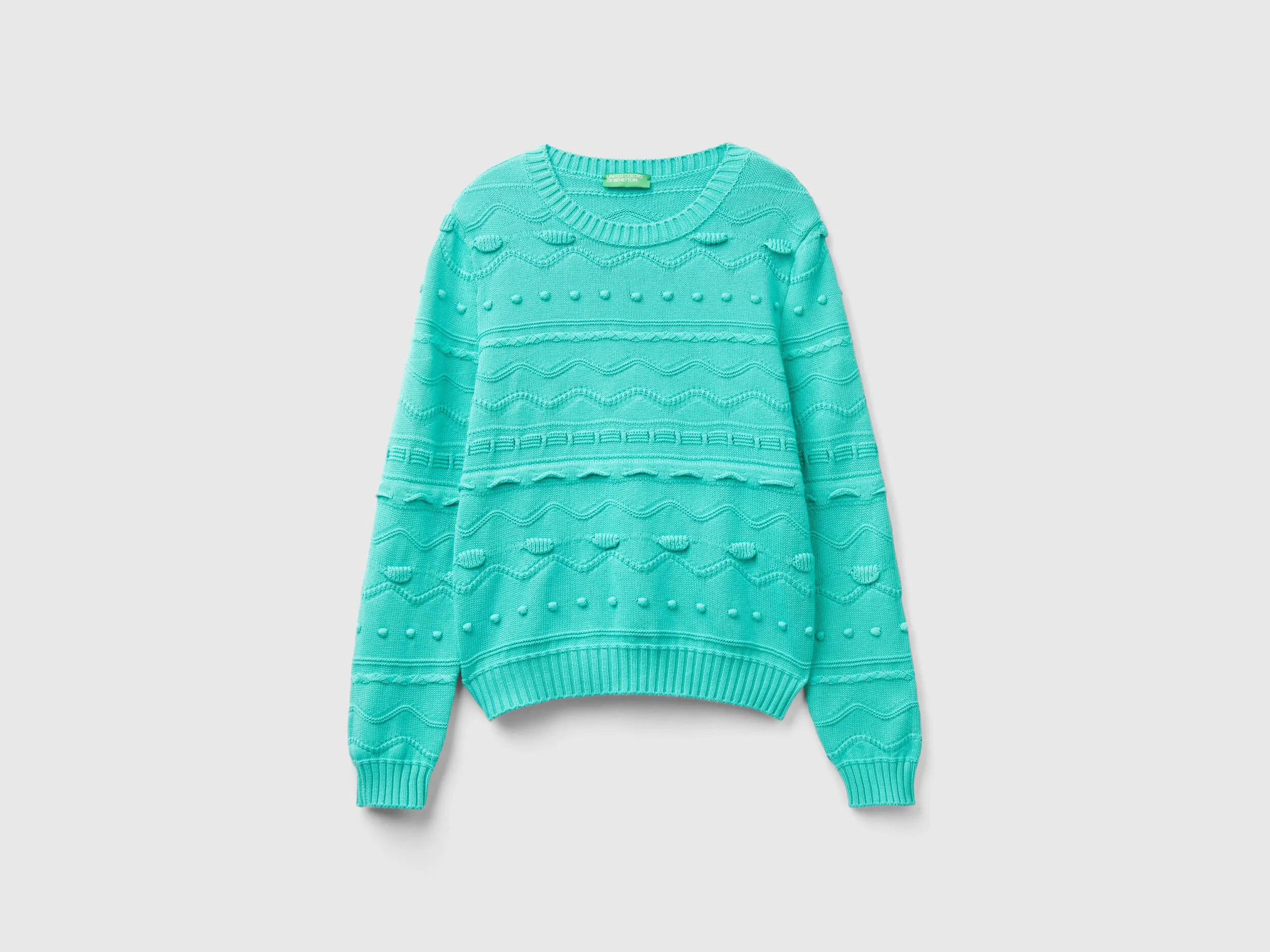 Jersey labrado verde agua