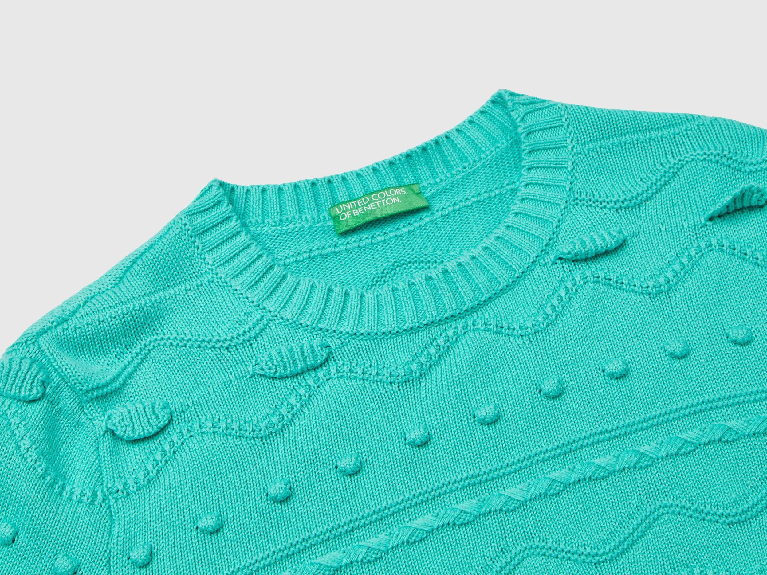 Jersey labrado verde agua