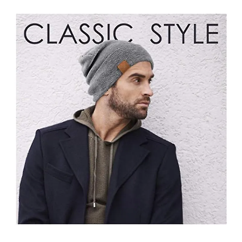 Jianghuo Beanie For Men, Comfortable Breathable Soft Beanie, Fashion Winter Hats For Women And Men, Gifts For Him/her,grey