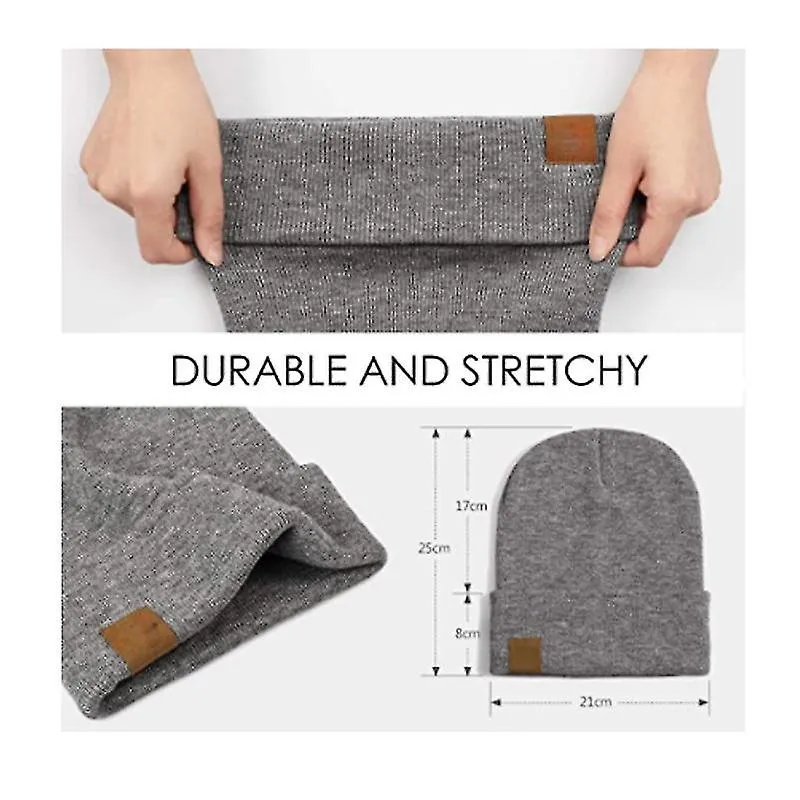 Jianghuo Beanie For Men, Comfortable Breathable Soft Beanie, Fashion Winter Hats For Women And Men, Gifts For Him/her,grey