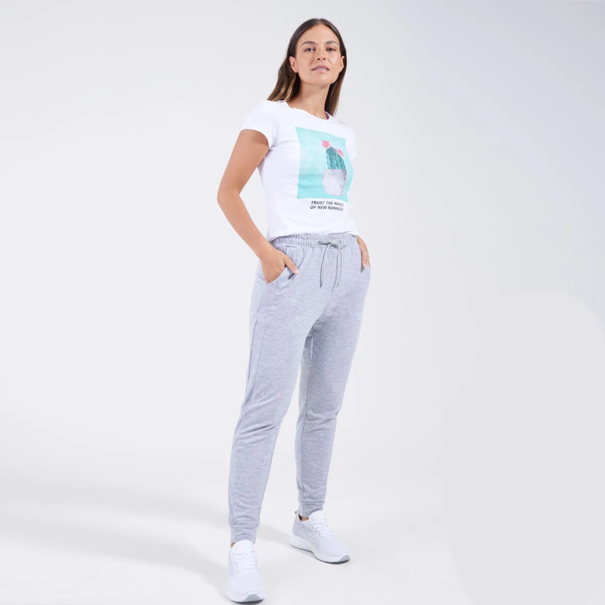 Jogger Deportivo Con Estampado