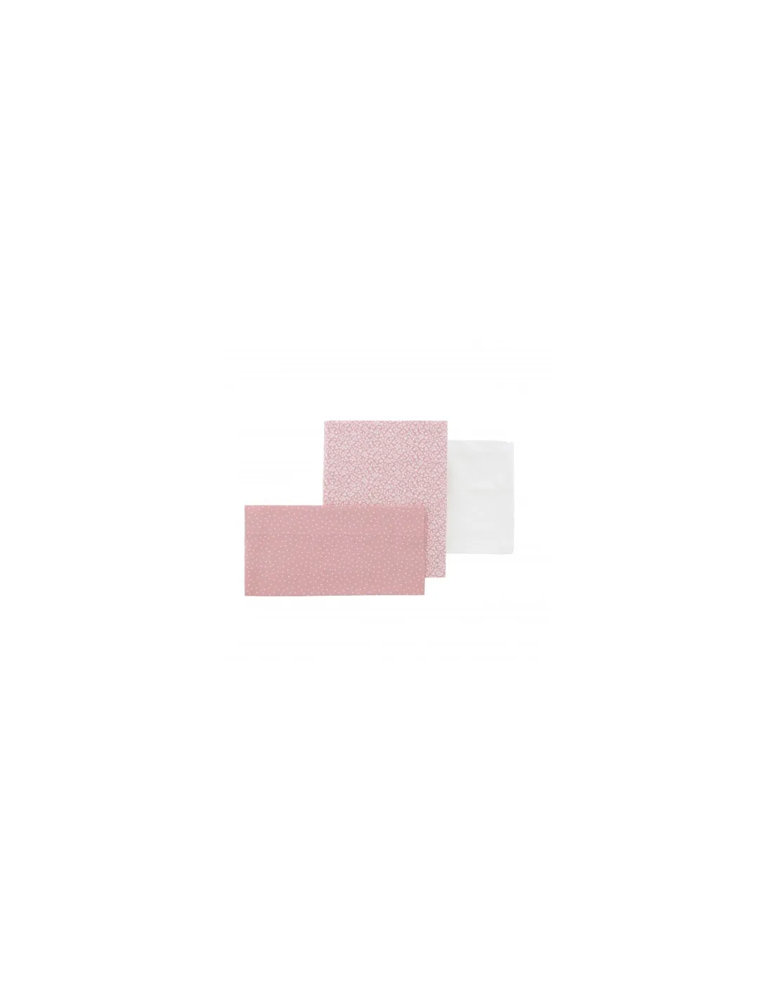 Juego de sabanas para cuna 60 cm Forest rosa de Cambrass