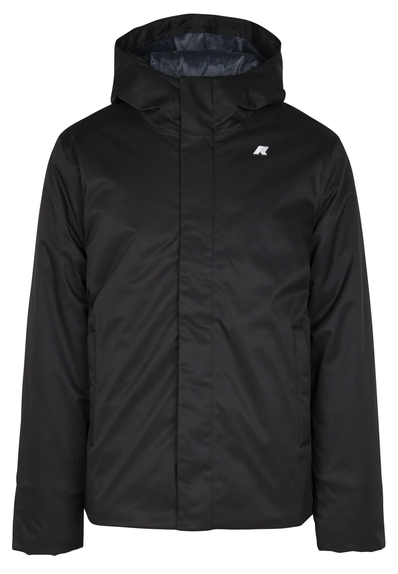 KWAY JACKO TWILL MARMOTTA  CHAQUETA CON CUELLO ALTO EN NEGRO