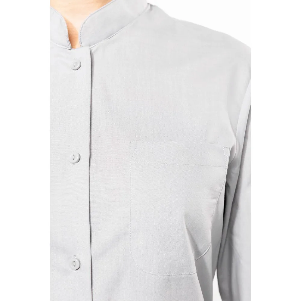 K514CAMISA CUELLO MAO MANGA LARGA MUJER