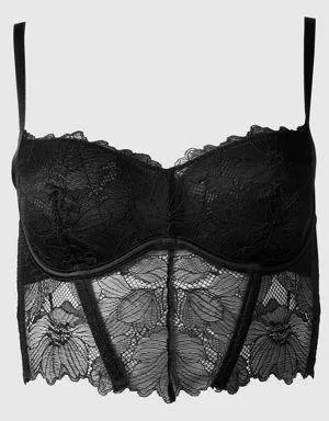 La Senza Unlined Lace Bustier