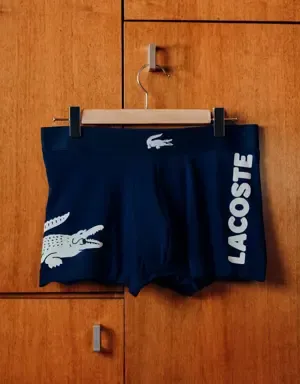 Lacoste Pack de 3 calzoncillos de hombre de algodón stretch desiguales
