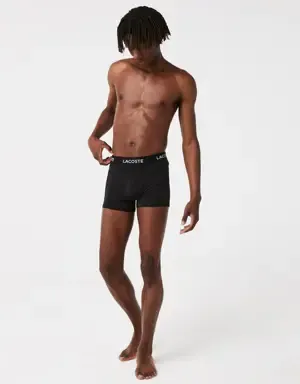 Lacoste Pack de 3 calzoncillos de hombre en microfibra
