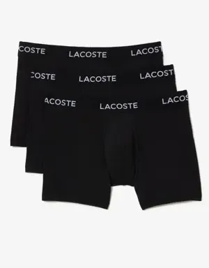 Lacoste Pack de 3 calzoncillos de hombre en microfibra