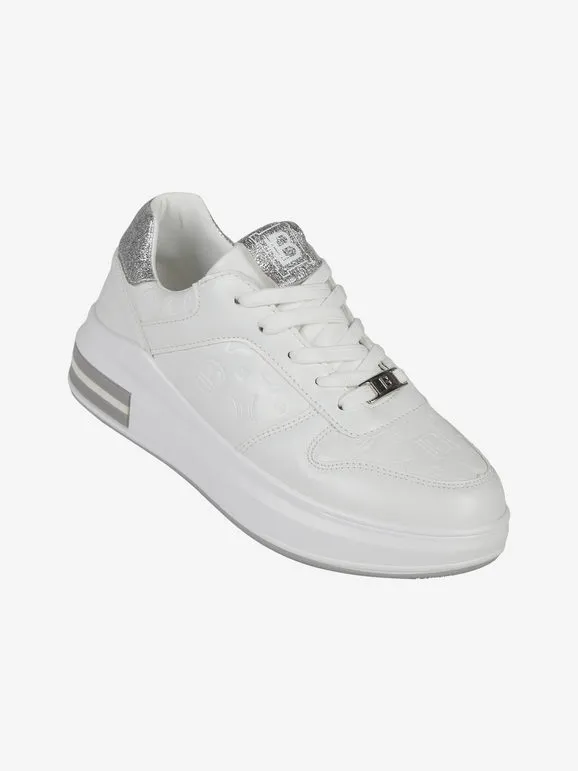 Laura Biagiotti Zapatillas de mujer con cordones y plataforma.