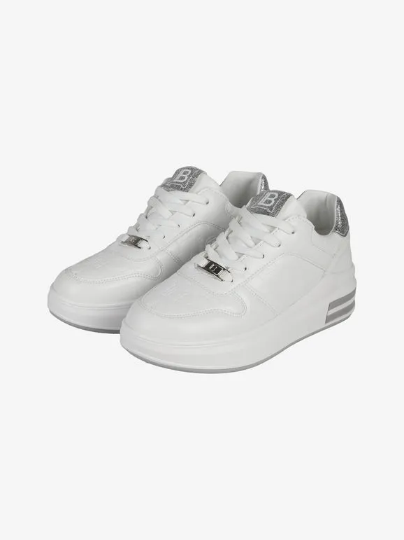 Laura Biagiotti Zapatillas de mujer con cordones y plataforma.